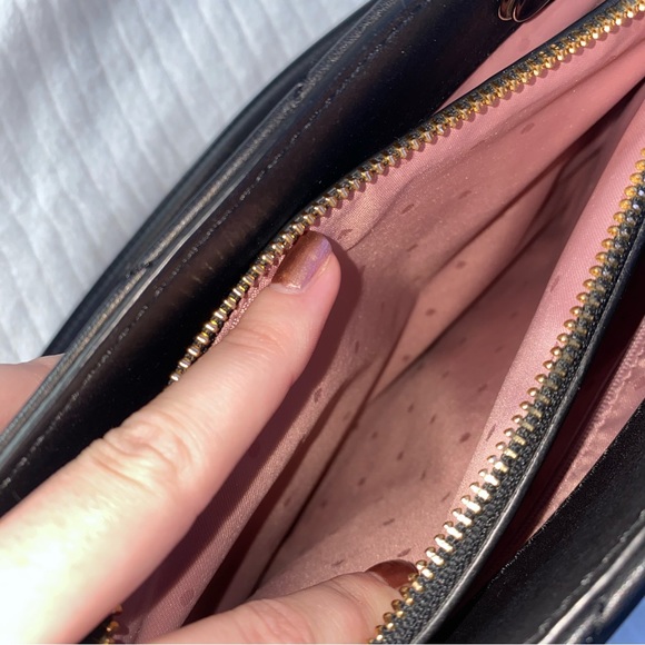 Kate Spade Reese Park Cournee Chevron Leather Bag - Picture 10 of 12